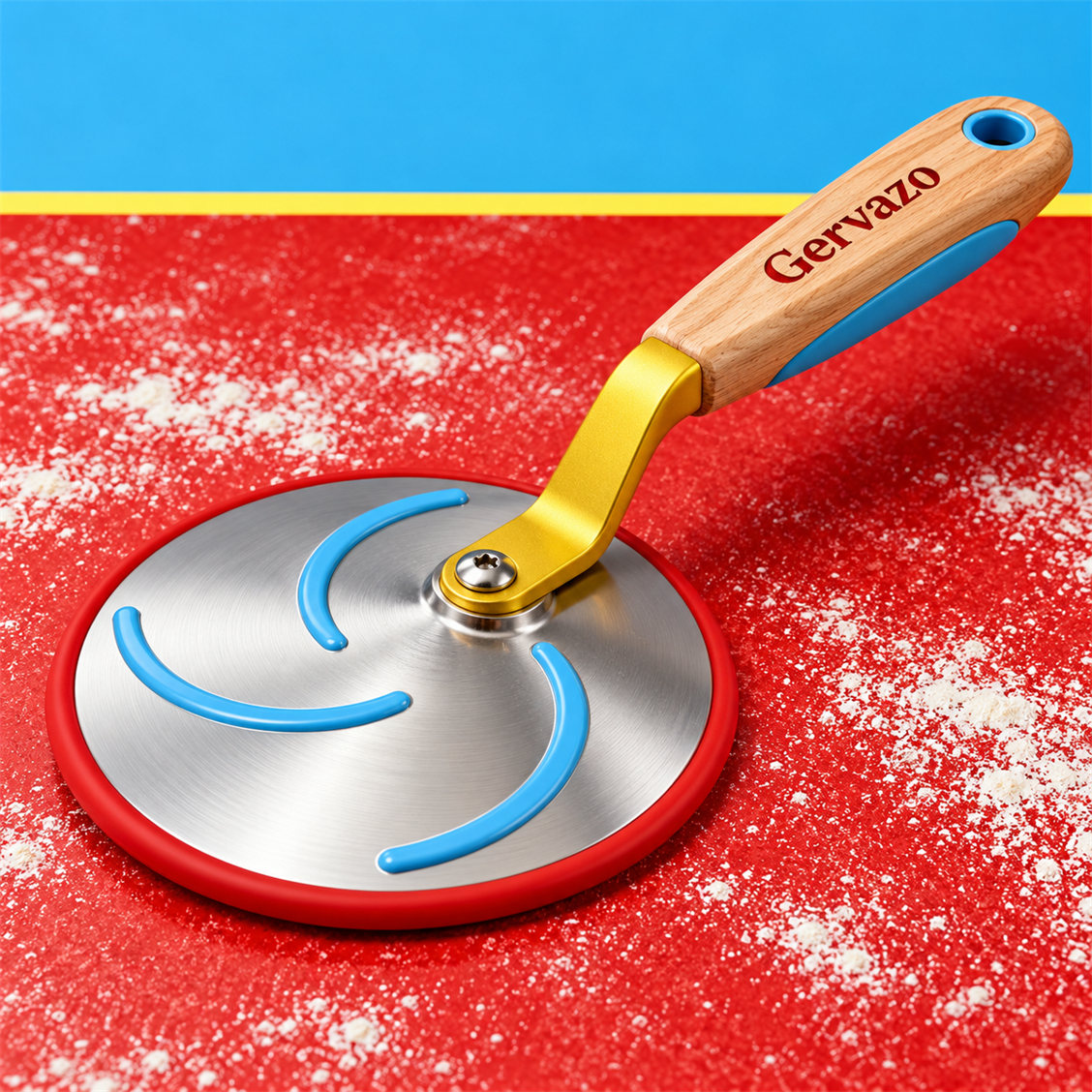 Gervazo Spiral Sauce Spreader main pizza tool view